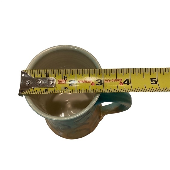 Art Pottery Handmade Coffee Tea Mug. Marked and signed by artist Beach Feel - Picture 10 of 10